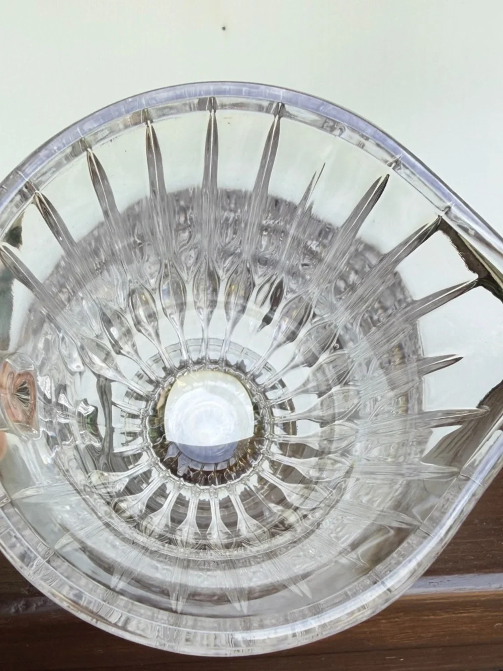 Mikasa Park Lane Crystal Footed Pitcher